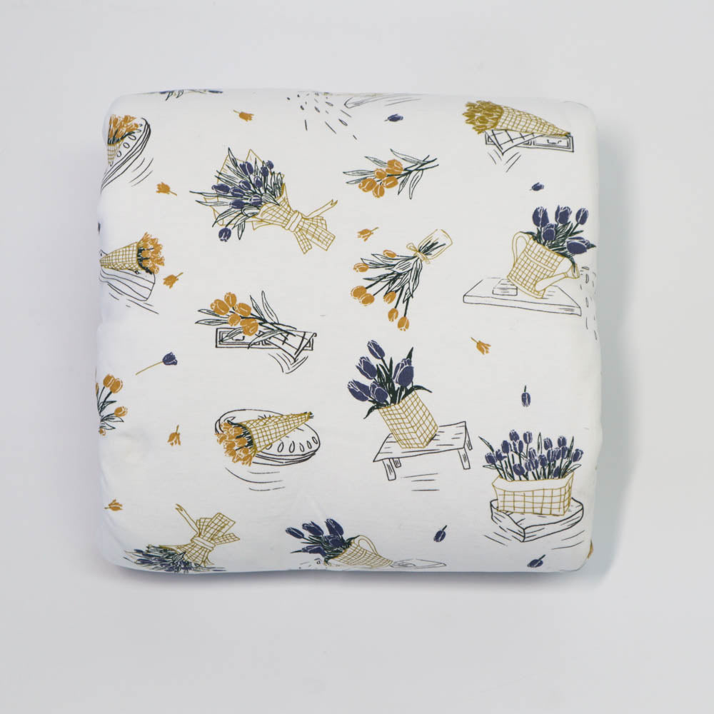 Domia Cotton Knit Winter Blanket 2.5Tog Blossom-1996005568803901440