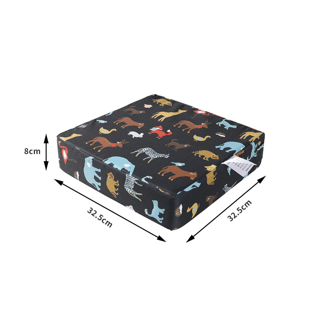 Kid Chair Cushion High Seat Pad Baby Black-1973193875149426690