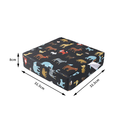 Kid Chair Cushion High Seat Pad Baby Black-1973193875149426690