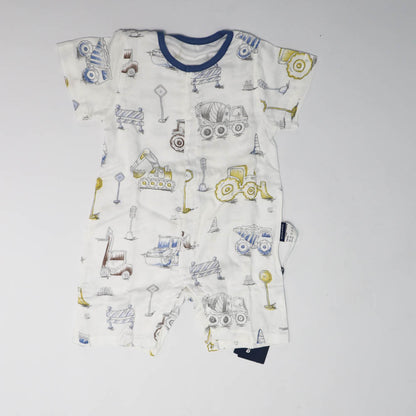 Domia Silky Bamboo Short Sleeve Baby Romperr Engineering Team M-1996005559446409216