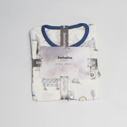 Domia Silky Bamboo Short Sleeve Baby Romper Engineering Team L80 48-1996005559605792768