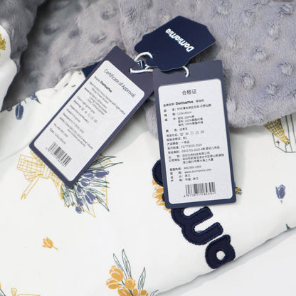 Domia Cotton Knit Winter Blanket 2.5Tog Blossom-1996005568803901442