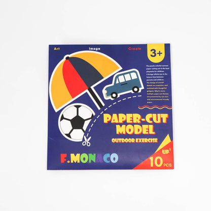 Flower MonacoPaper Cut Model Outdoor Exercise-1996005558007762944