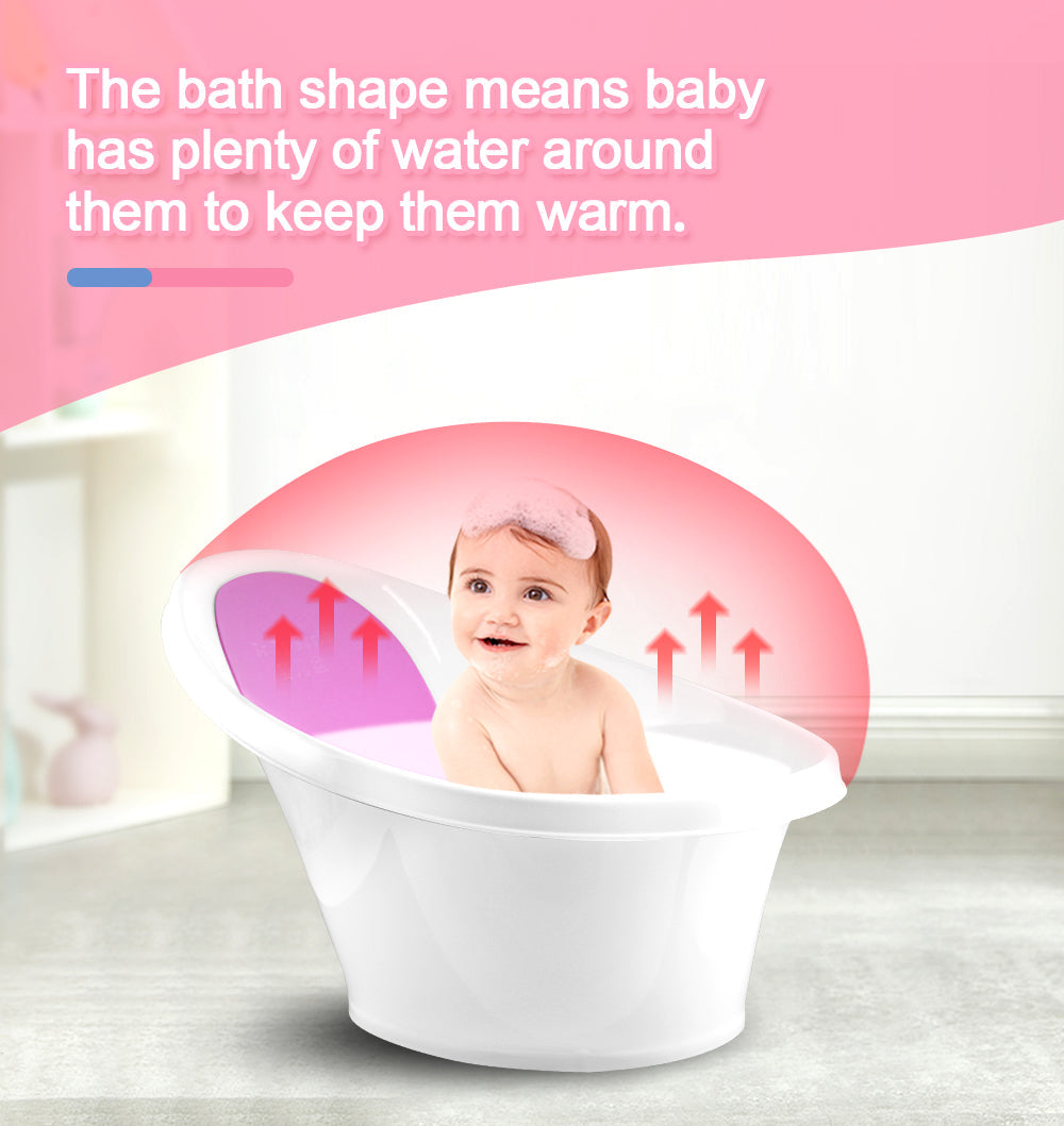 Pink Baby Bath With Backrest & Bum Bump Support-1996005520854618119