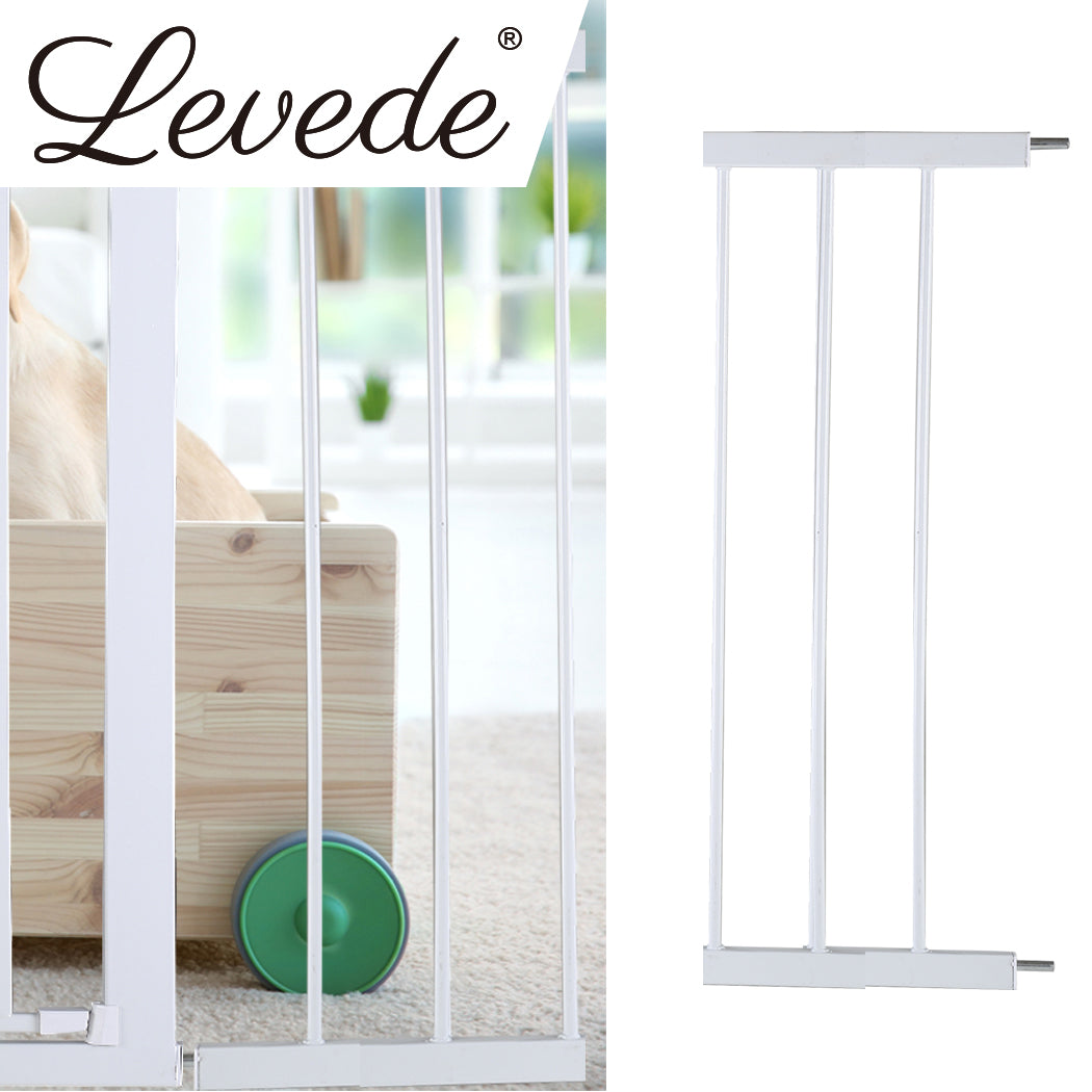 Levede Baby Safety Gate Adjustable Pet White 20cm Extension-1975420518031036423