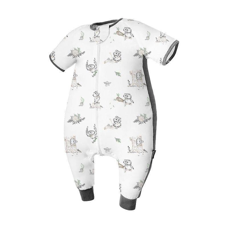 Domiamia Bamboo Short Sleeve Sleep Sack with Feet - 0.6 Tog-1973194204368736257