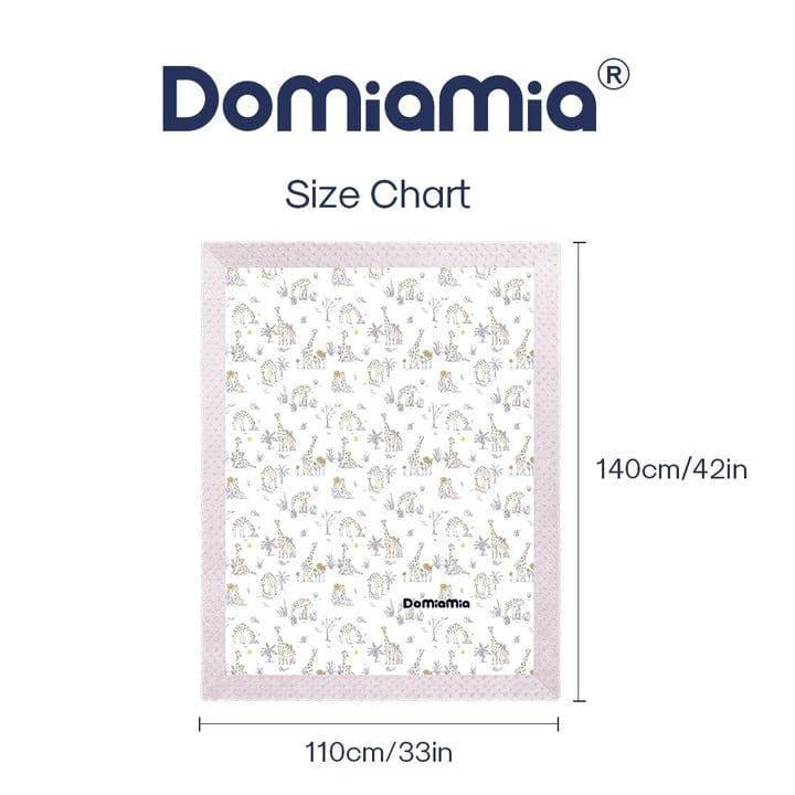 Domimia Thick Padded Minky Cotton Kids Blanket - 2.5 tog Wildflower Boquet-1973194146407649281
