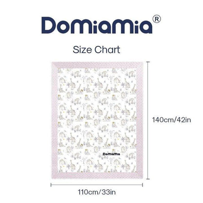 Domimia Thick Padded Minky Cotton Kids Blanket - 2.5 tog Wildflower Boquet-1973194146407649281