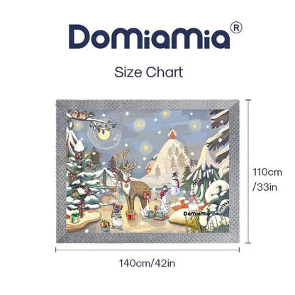Domimia Thick Padded Minky Dot Cotton Kids Blanket 2.5tog-Limited Edition-1973194203743784966
