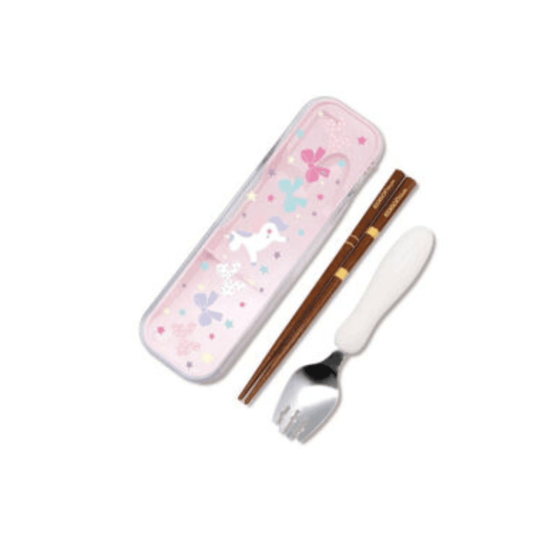 EDISON mama Portable Spork Set with Case Unicorn-1973194096952610819