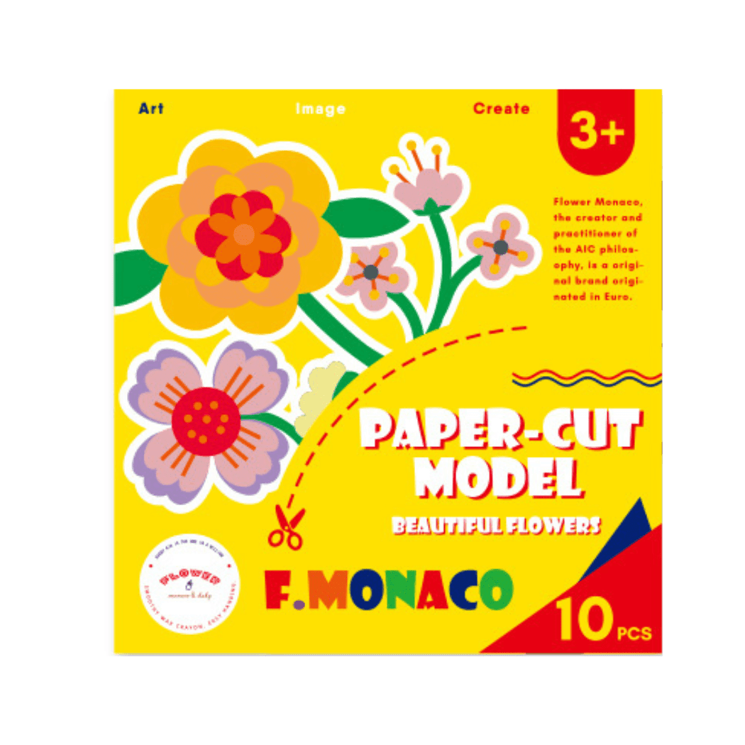 Flower Monaco Paper Cut Model-1973194207304749056