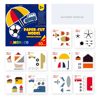 Flower Monaco Paper Cut Pack of 3-1973194208089083909