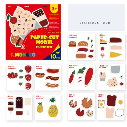 Flower Monaco Paper Cut Pack of 3-1973194208089083910