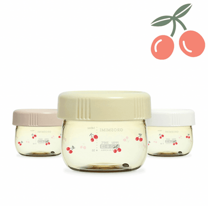 Grosmimi PPSU Baby Food Jar Set-CHERRISH EDITION 150ml-1973194255686045696