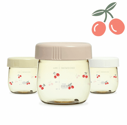 Grosmimi PPSU Baby Food Jar Set-CHERRISH EDITION 150ml-1973194255686045697