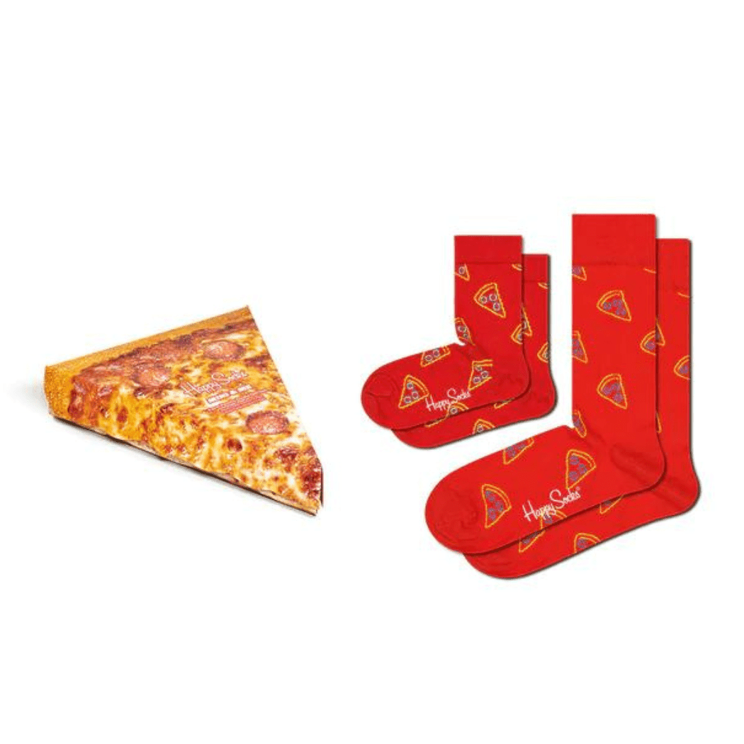Happy Socks Pizza Socks Mini & Me 2 Pack 41/0-12M-1973194124727291904