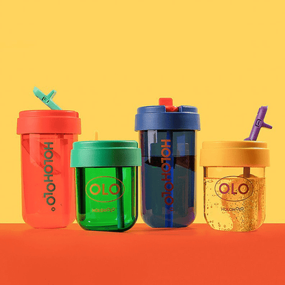 HOLOHOLO Heat-Resistant Reusable Coffee Cup Blue 300ml-1973194240330698755