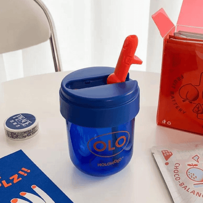 HOLOHOLO Heat-Resistant Reusable Coffee Cup Blue 300ml-1973194240330698757