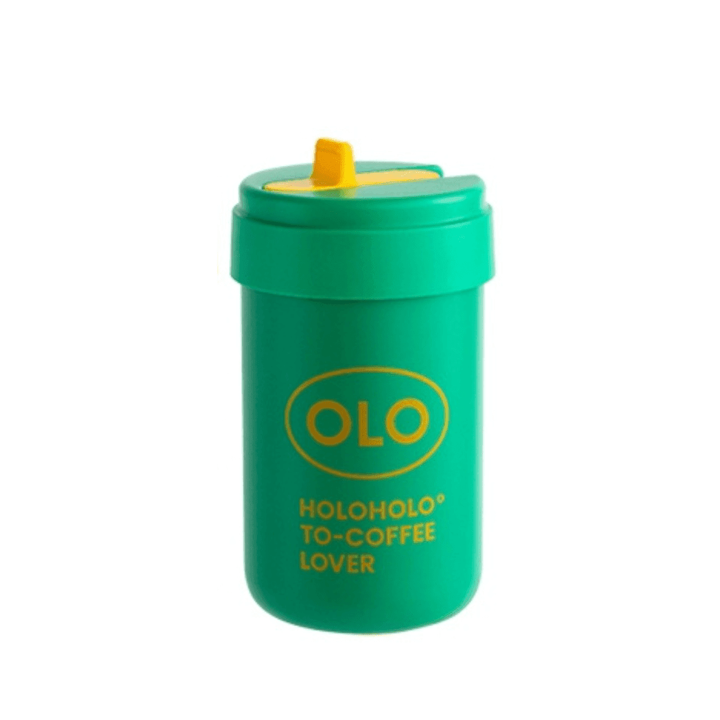 HOLOHOLO Thermo Coffee Cup 380Ml Green-1973194147556888576