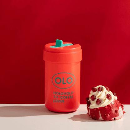 HOLOHOLO Thermo Coffee Cup 380Ml Red-1973194146650918913