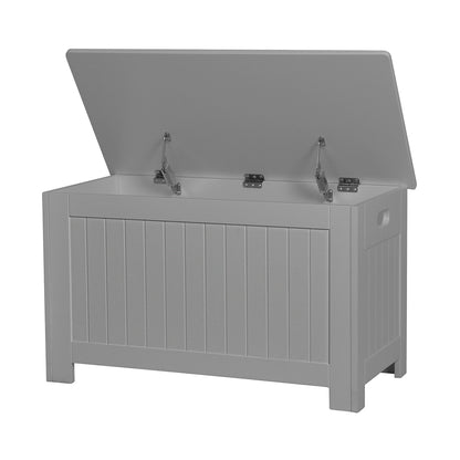 Levede Kids Toy Box Storage Chest Cabinet Grey-1973193727803527168