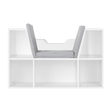 Levede Kids Bookcase Toys Box Shelf White-1975420408001859585