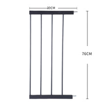 Levede Baby Safety Gate Adjustable Pet Black 30cm Extension-1975420518228168706