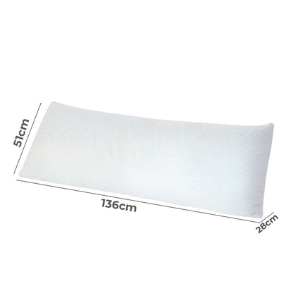 Dreamz Full Body Pillow Memory Foam Soft Maternity-1996005495336472578