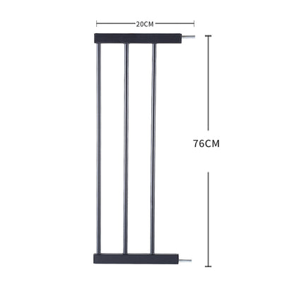 Levede Baby Safety Gate Adjustable Pet Black 20cm Extension-1973194019416707074
