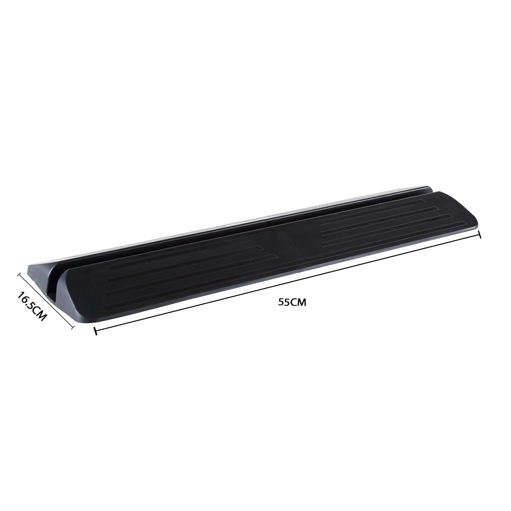 Levede Baby Safety Gate Adjustable Pet Black Ramp-1975420518794399746