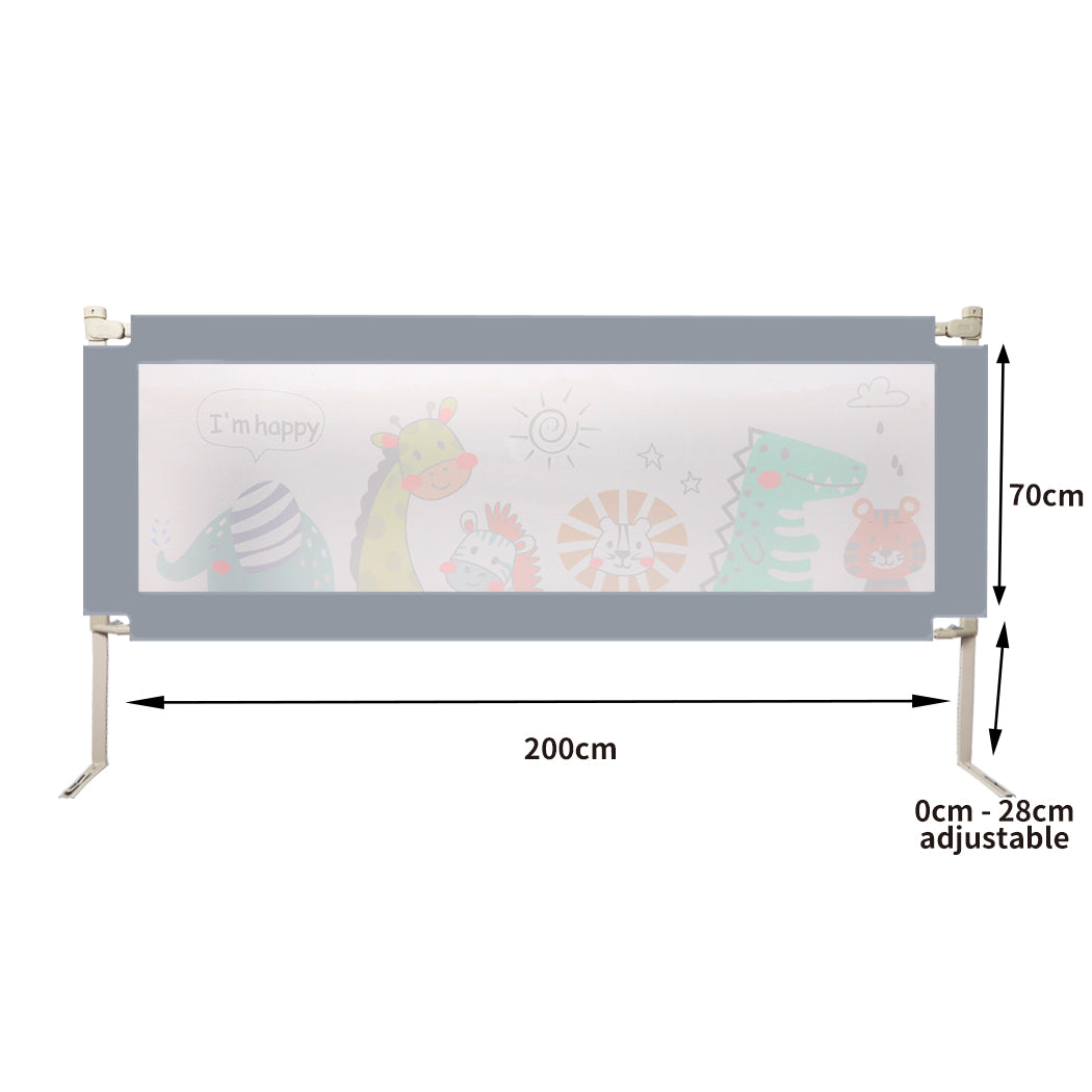 Bopeep Kids Baby Safety Bed Rail Guard Large-1973193915477659650