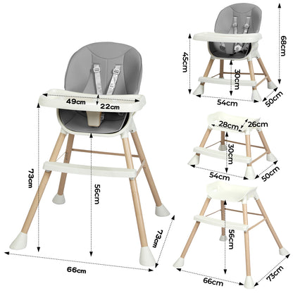 Bopeep 6-In-1 Baby High Chair-1996005400863969282