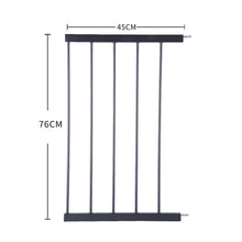 Levede Baby Safety Gate Adjustable Pet Black 45cm Extension-1975420518404329474