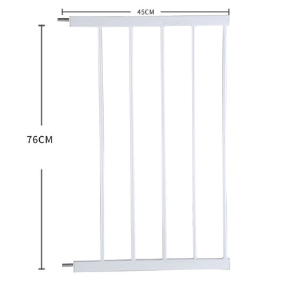 Levede Baby Safety Gate Adjustable Pet White 45cm Extension-1975420518618238978