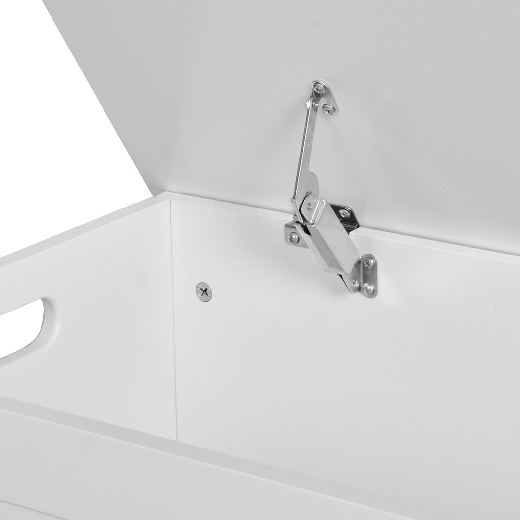 Levede Kids Toy Box Storage Chest Cabinet White-1973193727614783491