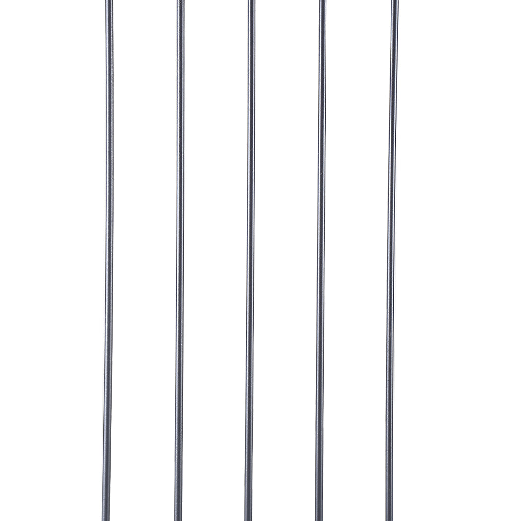 Levede Baby Safety Gate Adjustable Pet Black 45cm Extension-1975420518404329475