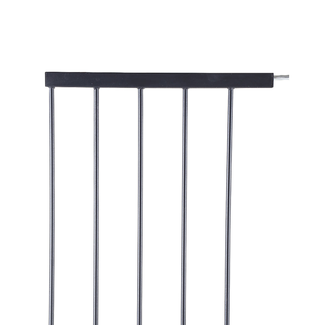 Levede Baby Safety Gate Adjustable Pet Black 45cm Extension-1975420518404329476