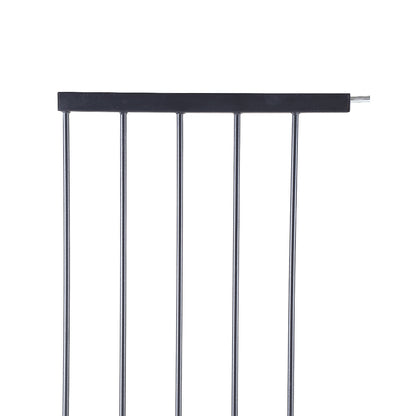 Levede Baby Safety Gate Adjustable Pet Black 45cm Extension-1975420518404329476