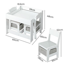 BoPeep Kids Table and Chairs Set Storage-1973193798536269826