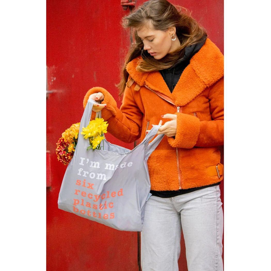 KIND BAG Reusable Bag - Medium| Recycle Grey & Coral-1973194219866689541