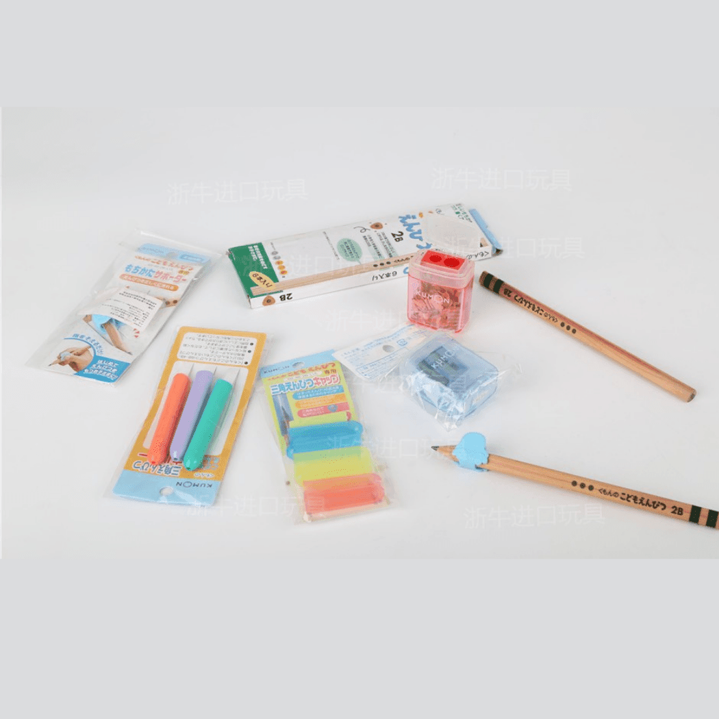 Kumon Pen Cap Pencil Extension Pen Grips Cap 6 Pics-1973194102296154113