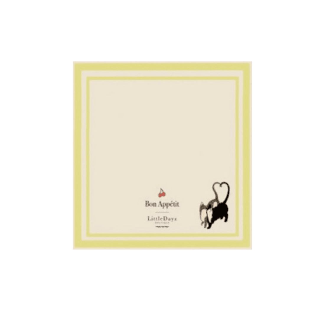 Little Dayz Boutique Boutique Picnic Napkin Green-1973194241979060224
