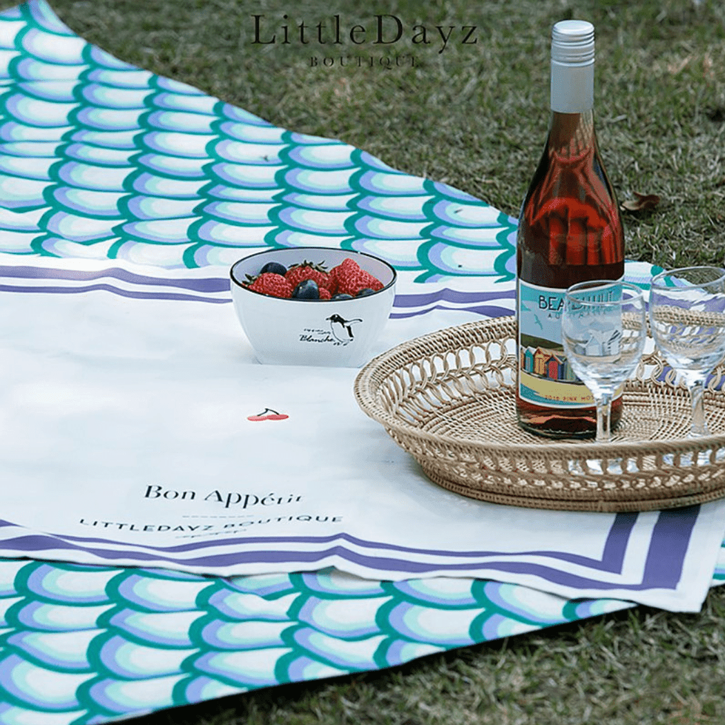 Little Dayz Boutique Boutique Picnic Napkin Yellow-1973194241777733634