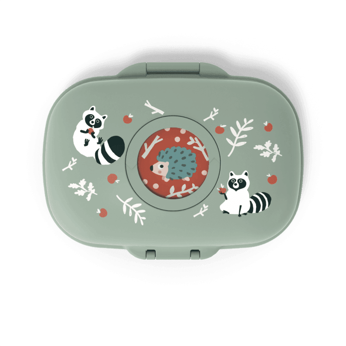Monbento Gram Snack Box-Green Raccoon Green Raccoon-1973194135338881025