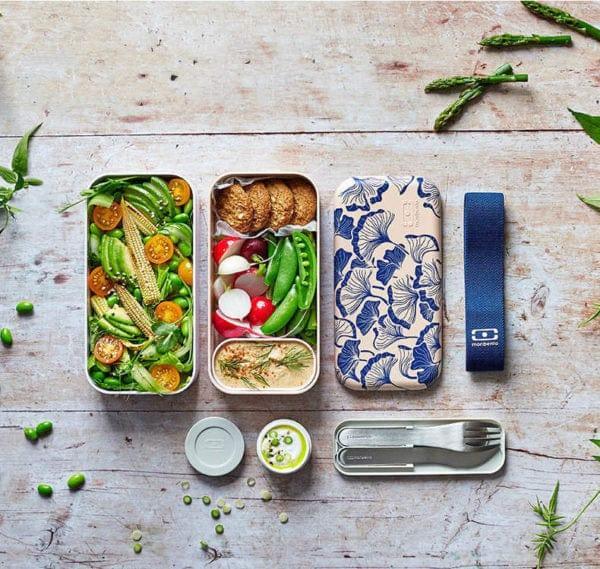 Monbento Original Graphic 1L Lunch Bento Box-Ginkgo Ginkgo-1973194097971826692