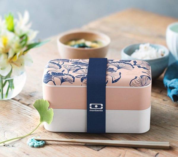 Monbento Original Graphic 1L Lunch Bento Box-Ginkgo Ginkgo-1973194097971826693
