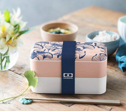 Monbento Original Graphic 1L Lunch Bento Box-Ginkgo Ginkgo-1973194097971826693