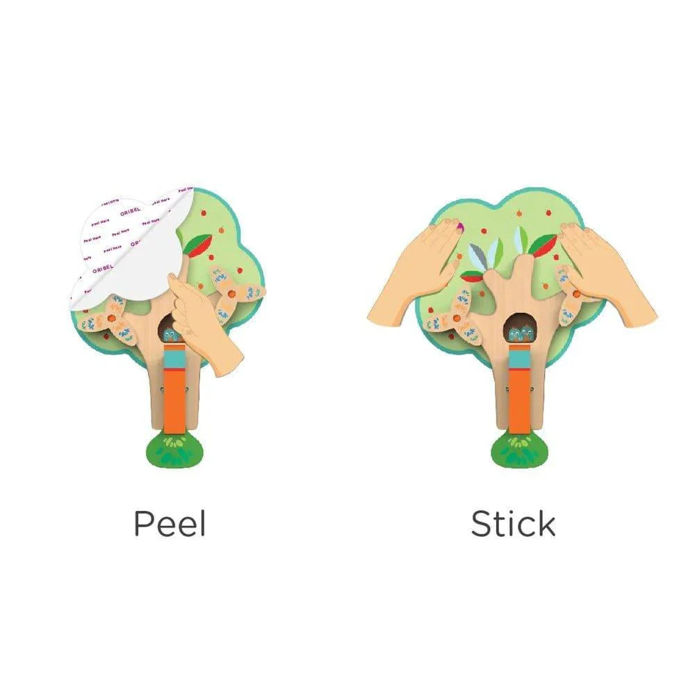 Oribel VertiPlay Wall Toy: Busy Woodpecker knocker-1973194146881605635