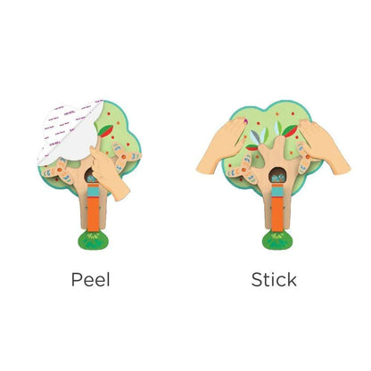 Oribel VertiPlay Wall Toy: Busy Woodpecker knocker-1973194146881605635