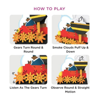 Oribel VertiPlay Wall Toy: Round & Round Goes Mr. Bear-1973194205979348996